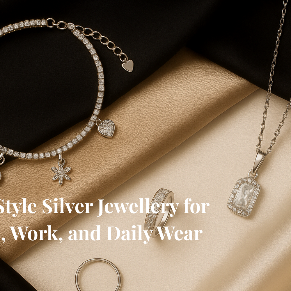 How to Style Silver Jewellery for parties, work and daily wear guide