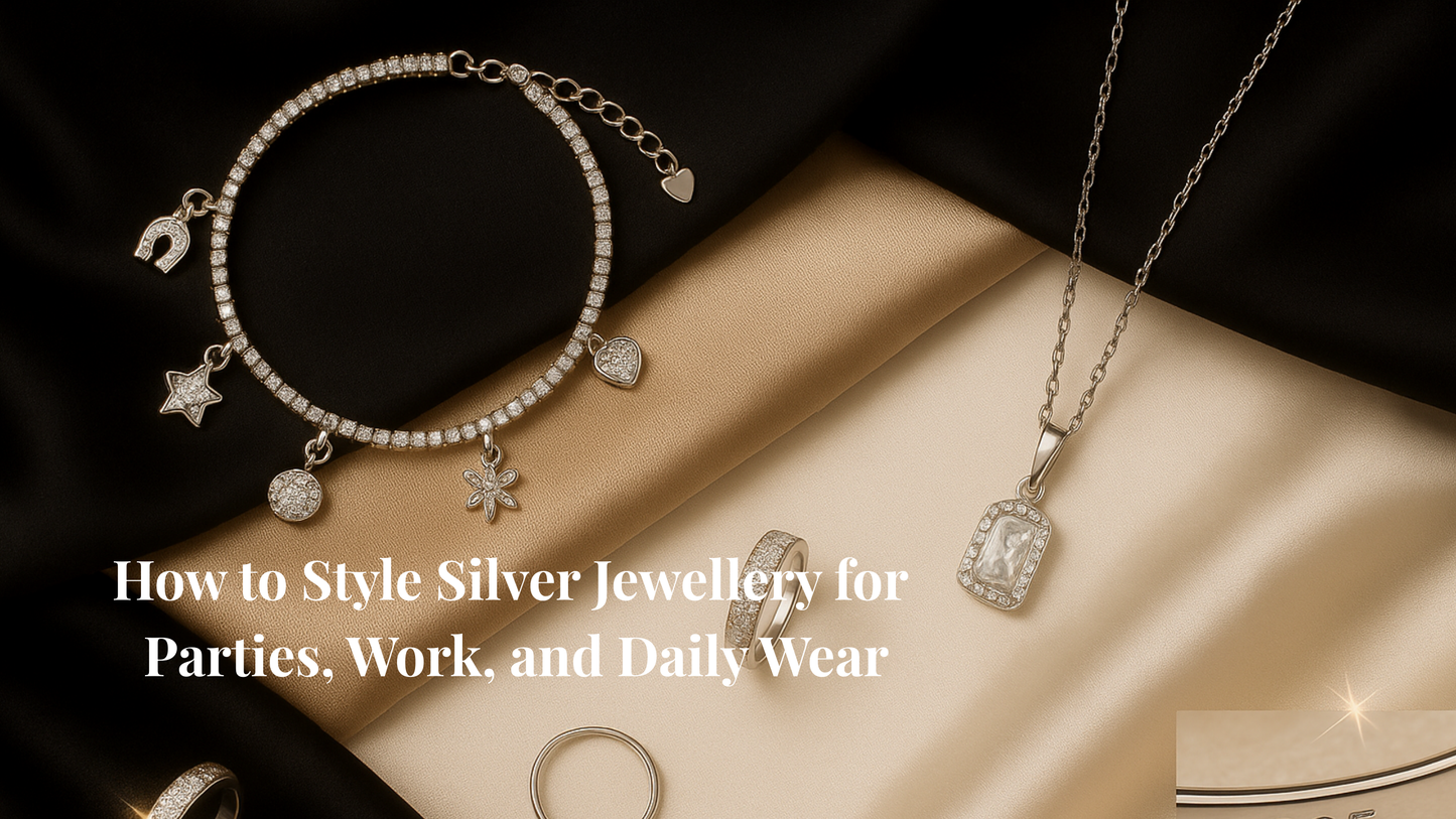 How to Style Silver Jewellery for parties, work and daily wear guide