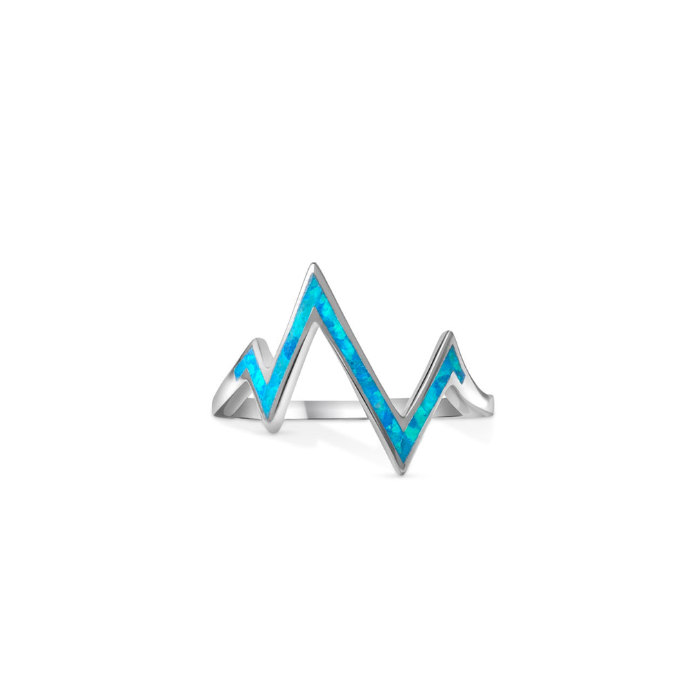 Lightning Bolt Opal Ring