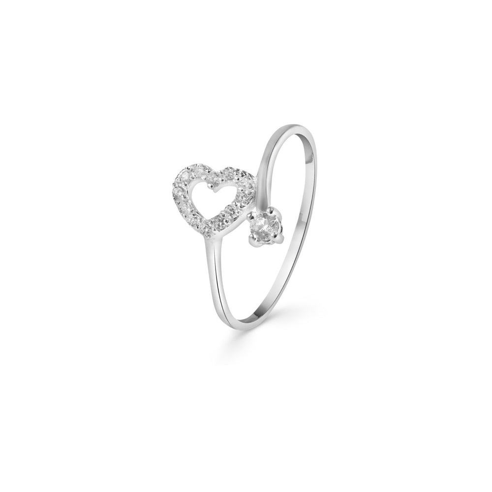 
                  
                    925 silver heart-shaped ring by Klarity, symbolizing love in every detail

                  
                