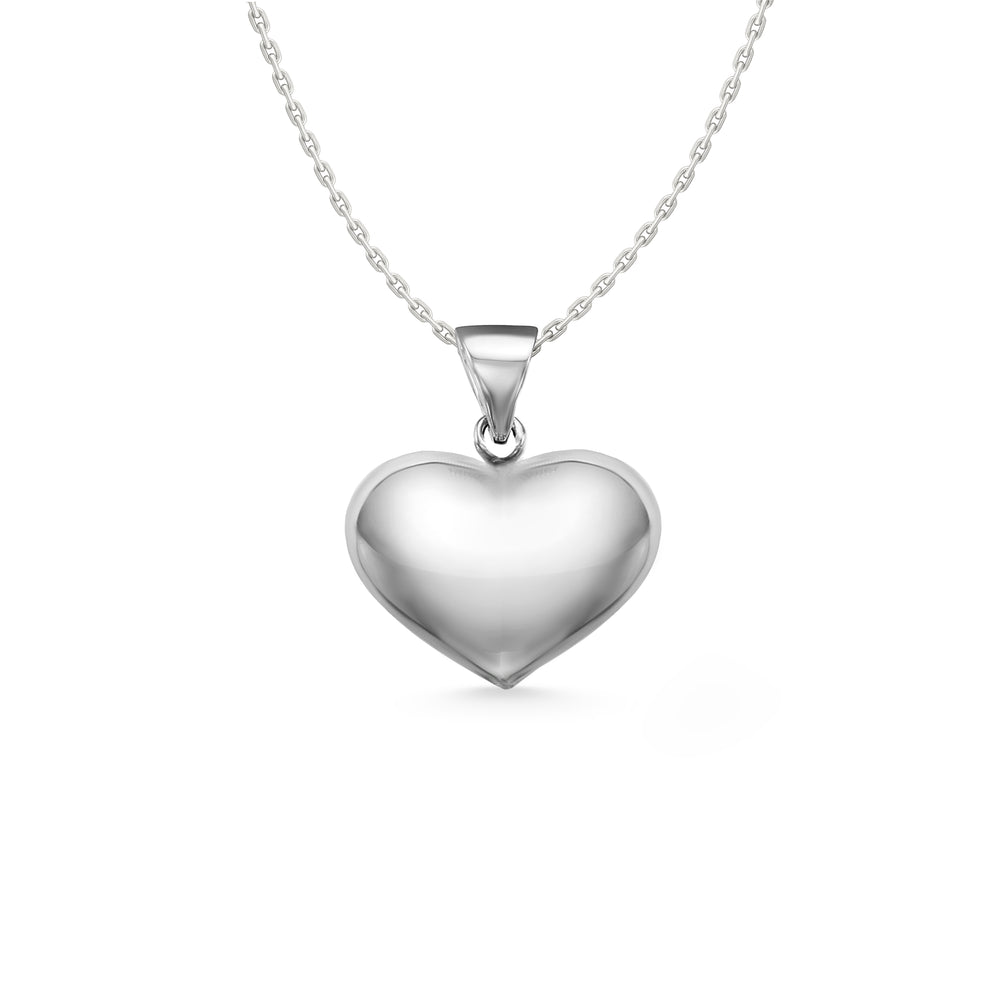 
                  
                    Klarity minimalist silver pendant with heart shape for meaningful layering
                  
                