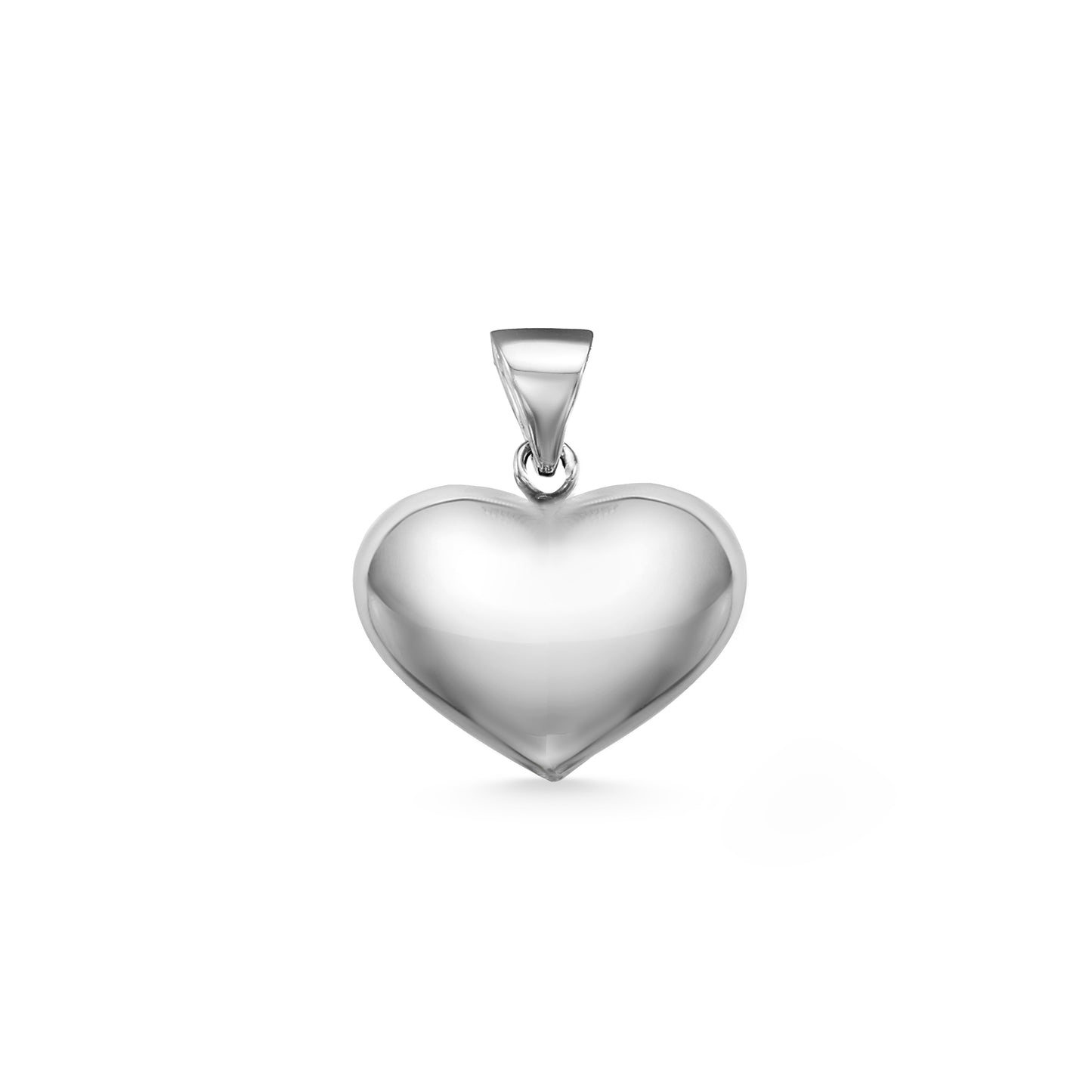 Klarity Medium Heart Pendant in 925 sterling silver with polished finish