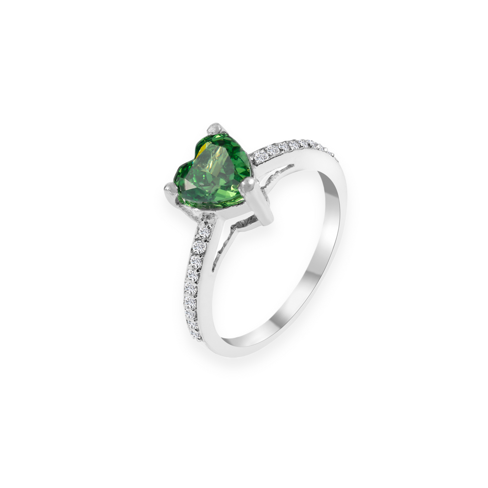 
                  
                    Klarity rhodium-plated heart ring—crafted for statement elegance
                  
                