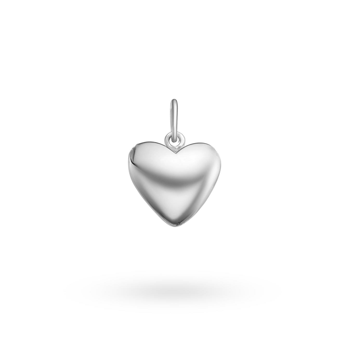 Klarity Small Heart Pendant in 925 silver with sleek polished finish