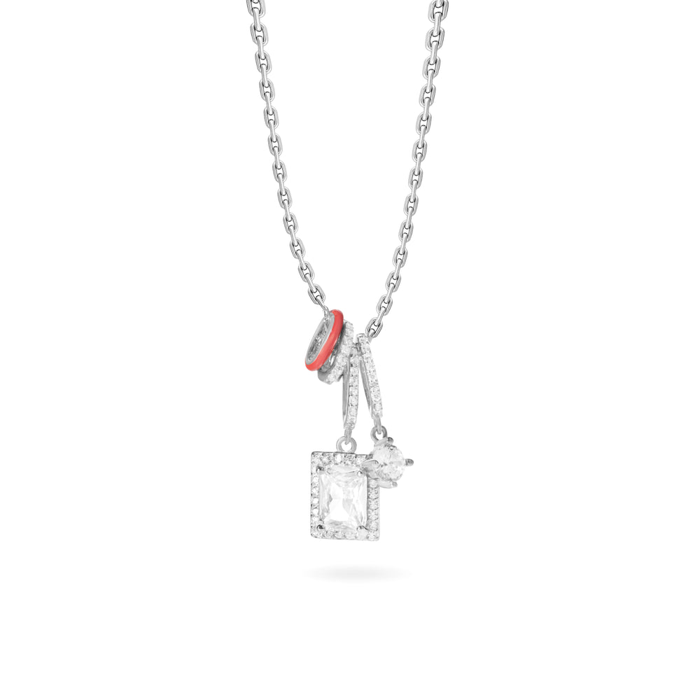 
                  
                    arity’s rose gold and rhodium dual-plated multi-charm pendant
                  
                