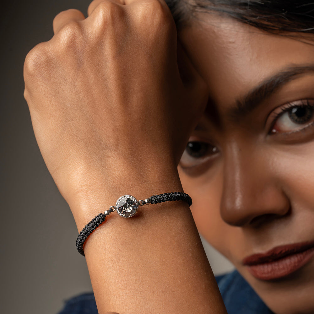 Dazzling white CZ bracelet with 925 Sterling Silver by Klarity